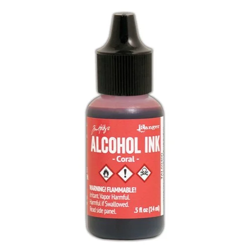 Tim Holtz Alcohol Ink Coral