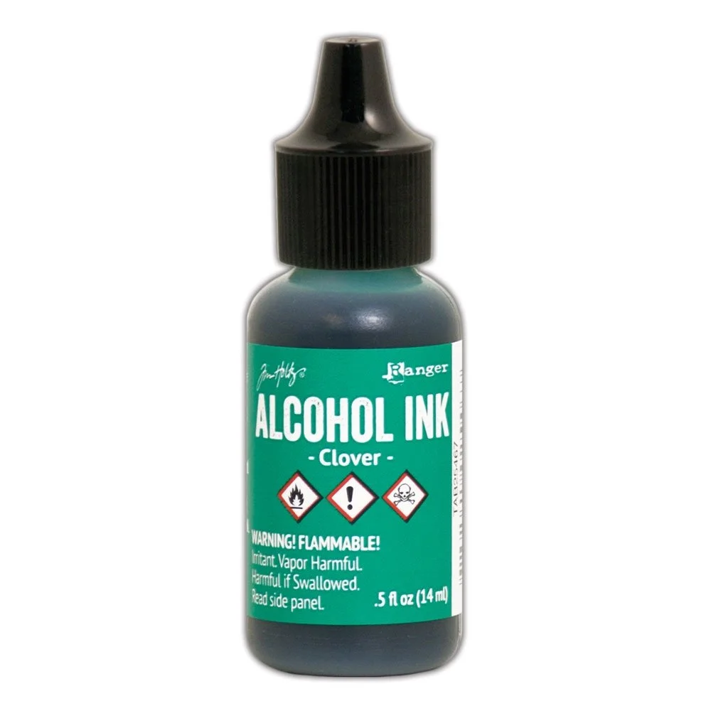 Tim Holtz Alcohol Ink Clover