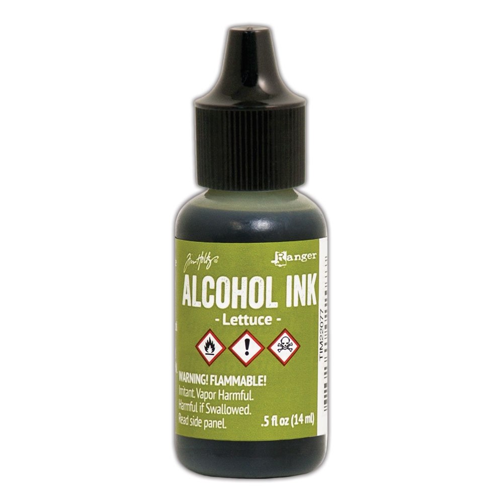 Tim Holtz Alcohol Ink Lettuce