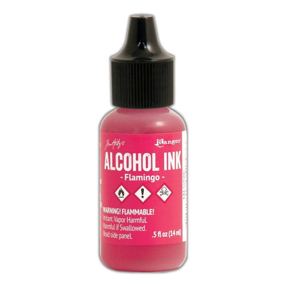 Tim Holtz Alcohol Ink Flamingo