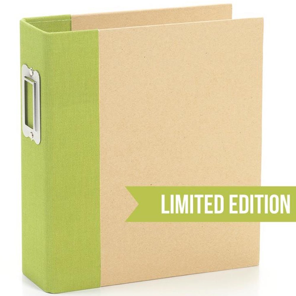Simple Stories Sn@p! Binder 6"X8" Lime Limited Edition