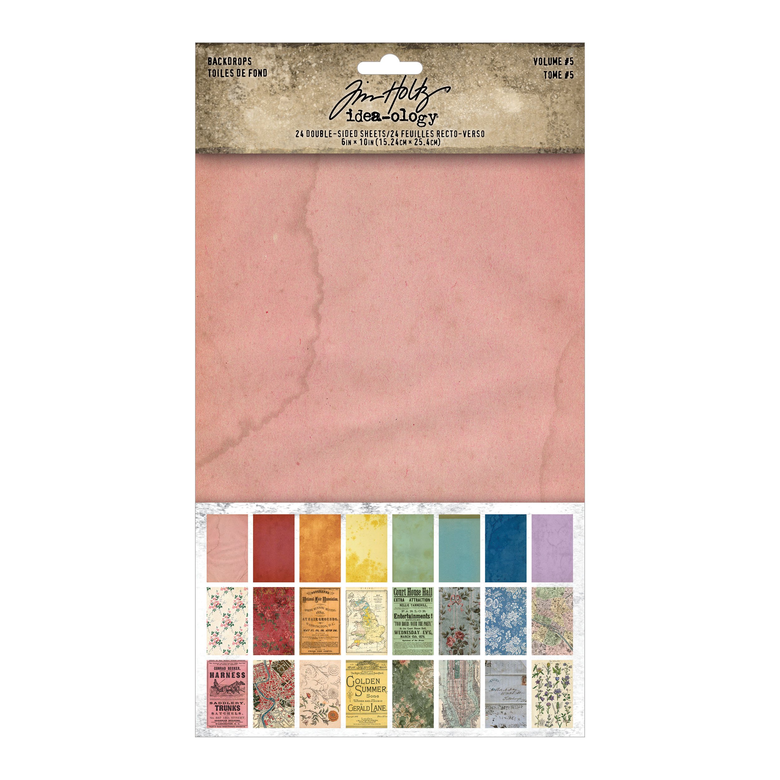 Tim Holtz Idea-Ology Backdrops Volume 5