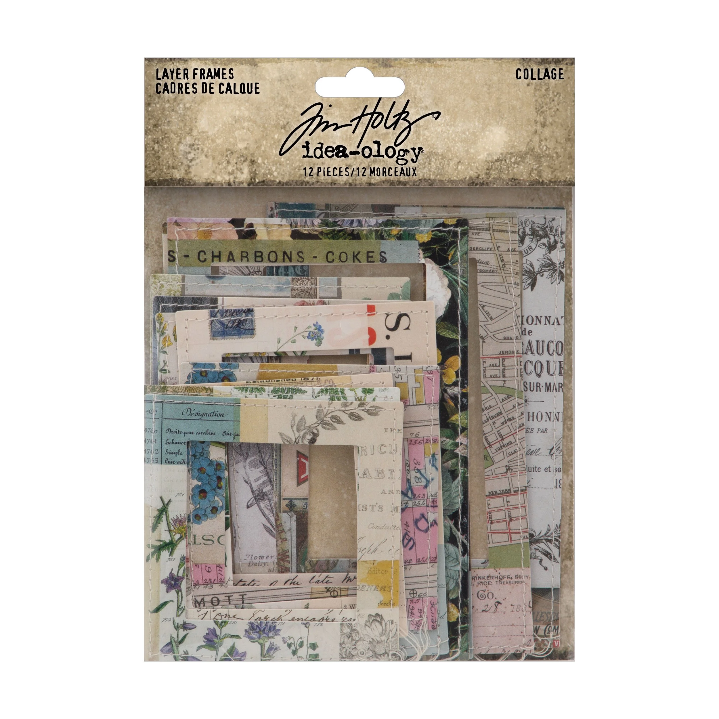 Tim Holtz Idea-Ology Layer Frames Collage