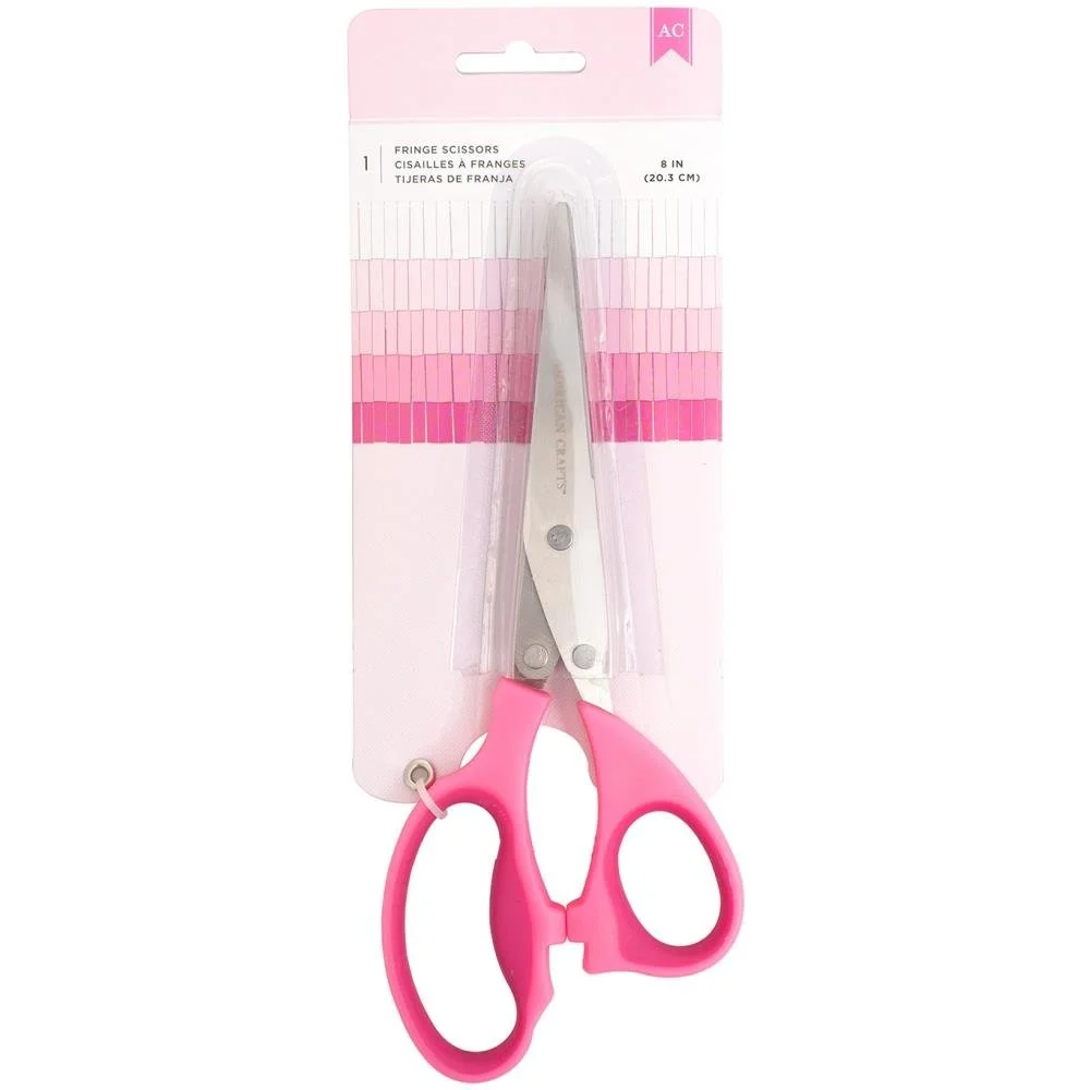 American Crafts Pink Fringe Scissors