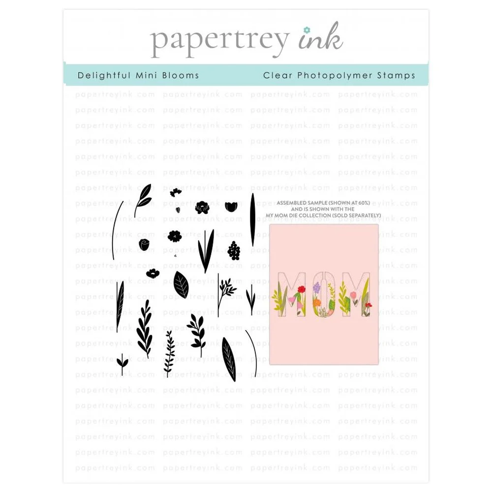 Papertrey Ink Delightful Mini Blooms Mini Stamp Set