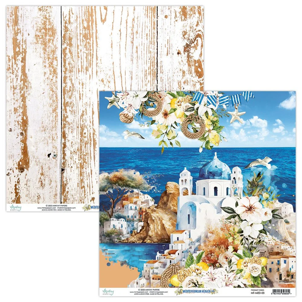 Mintay Mediterranean Heaven 12" x 12" Paper 03
