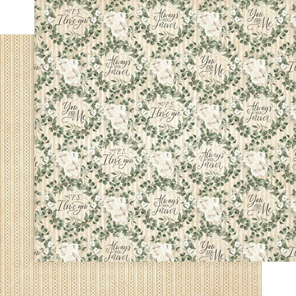 Graphic 45 P.S. I Love You 12" x 12" Paper You & Me