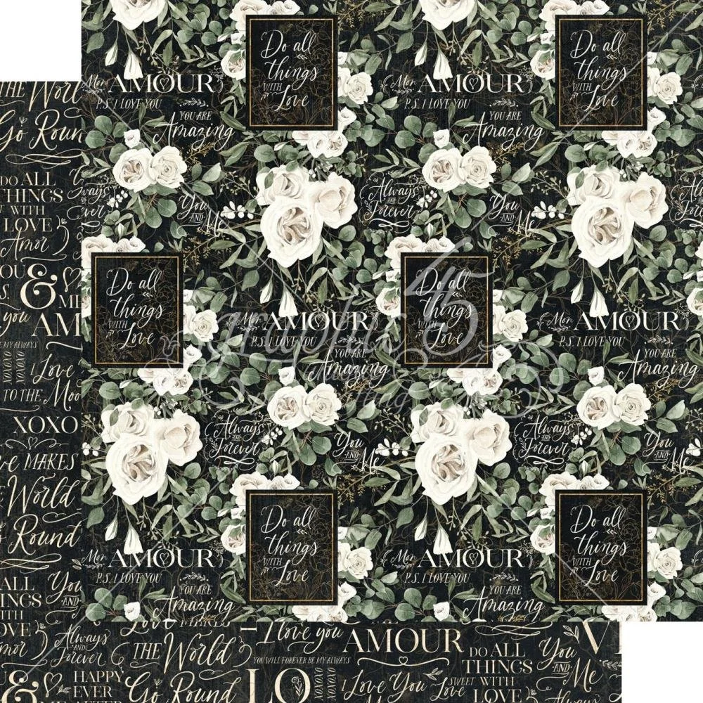 Graphic 45 P.S. I Love You 12" x 12" Paper Always & Forever