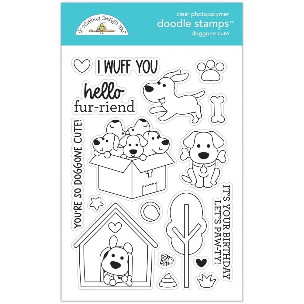 Doodlebug Doggone Cute Doodle Stamps