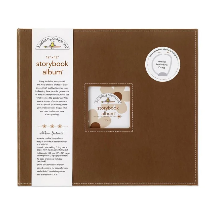 Doodlebug 12 x 12 Storybook Album Bon Bon