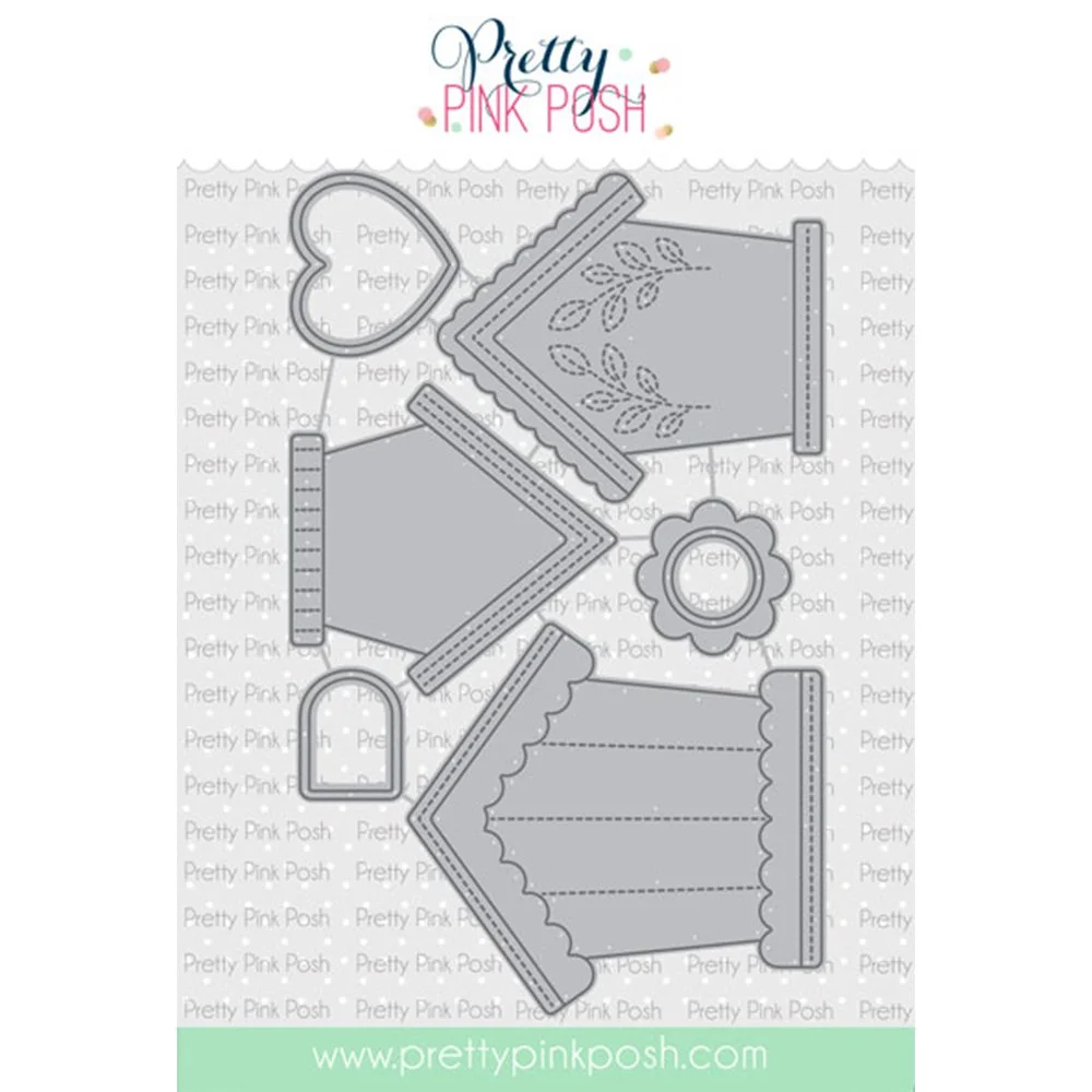 Pretty Pink Posh Decorative Birdhouses Die Set
