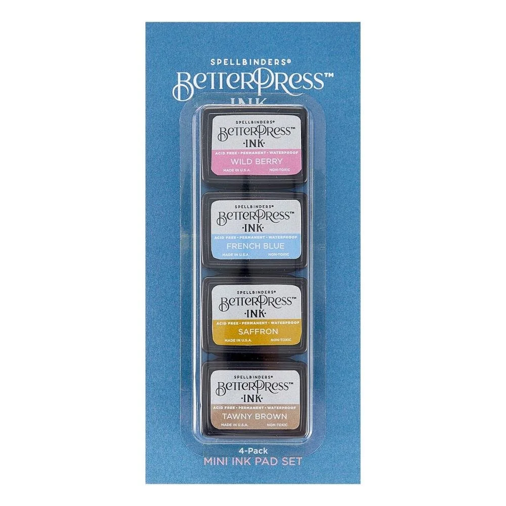 Spellbinders Betterpress Nature Tones Ink Mini Set