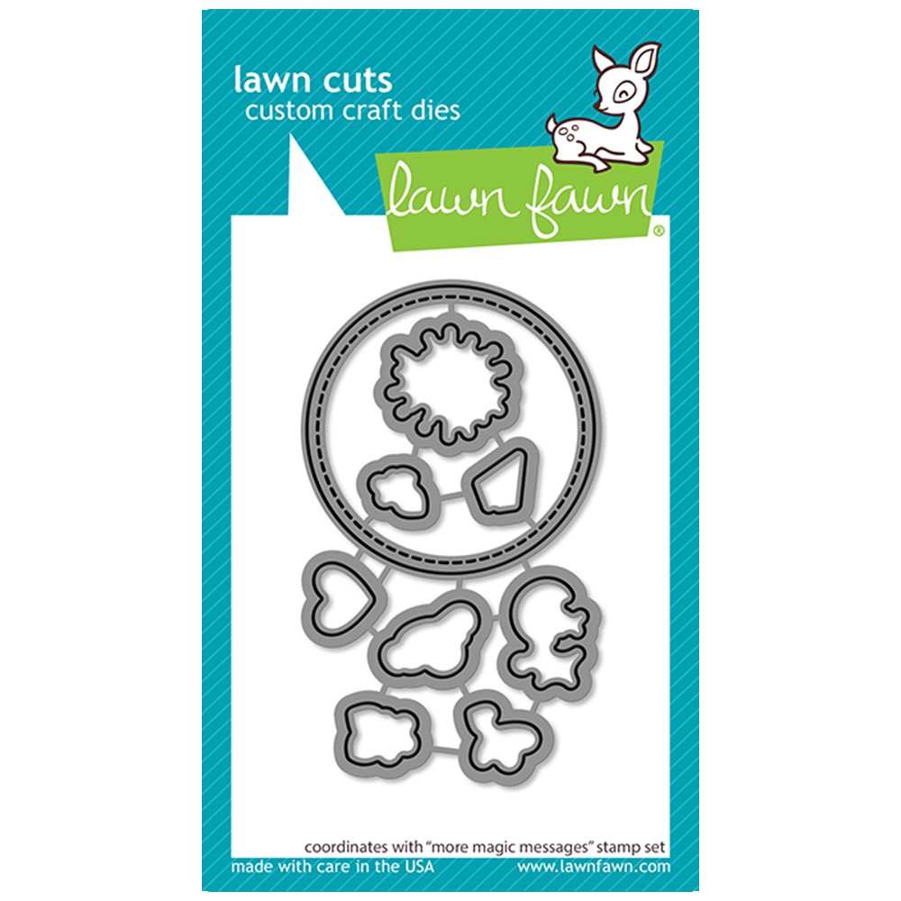 Lawn Fawn More Magic Messages Coordinating Dies