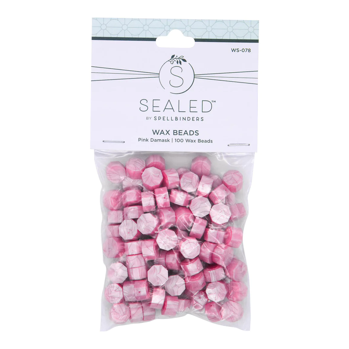 Spellbinders Pink Damask Wax Beads