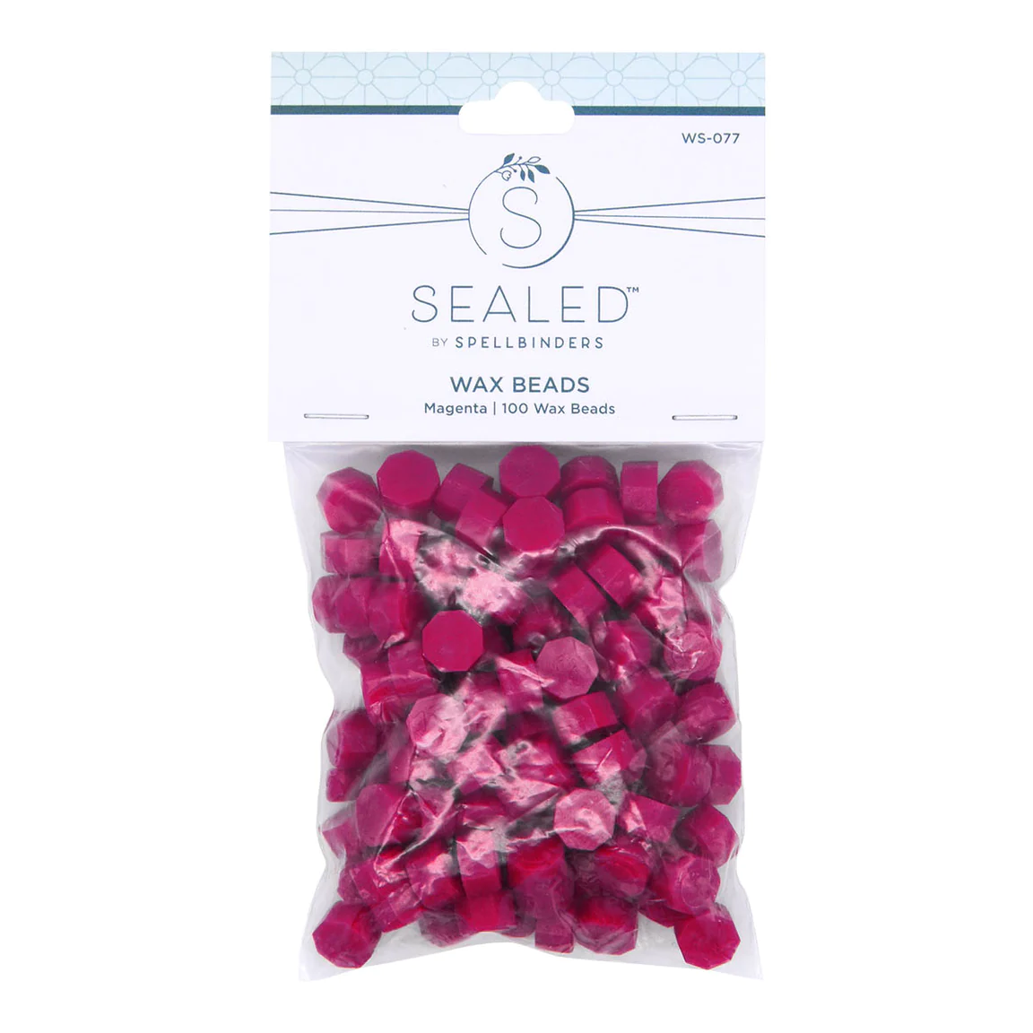 Spellbinders Magenta Wax Beads