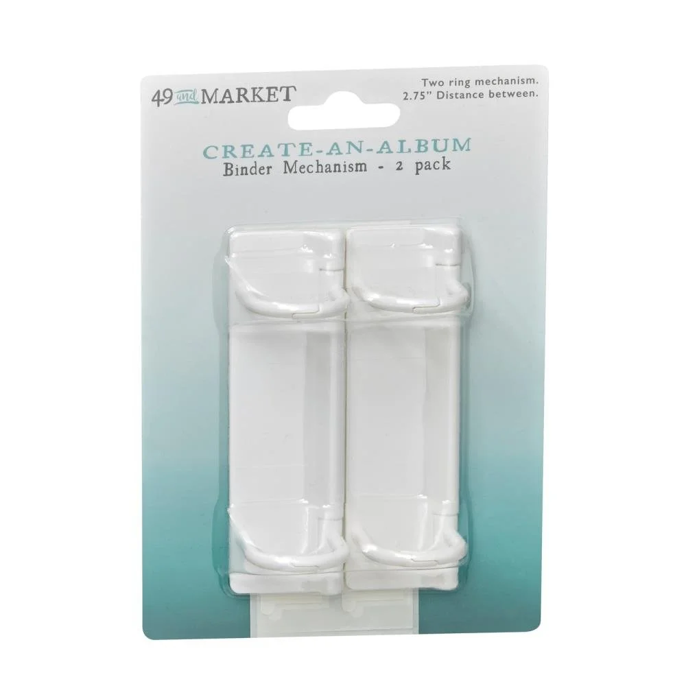 49 & Market Create An Album Binder Mechanism White