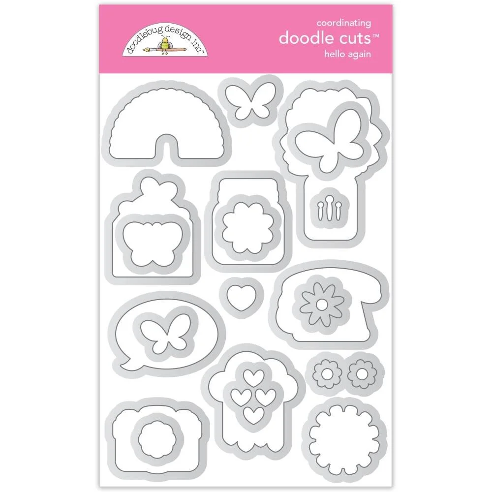 Doodlebug Hello Again Doodle Cuts