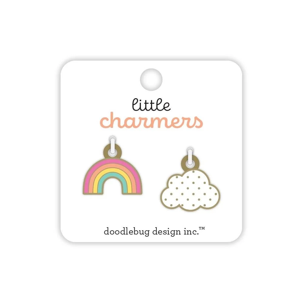 Doodlebug Hello Again Little Charmers Rainbow Skies