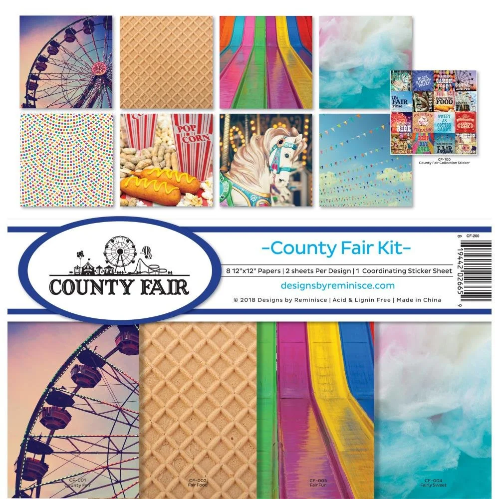Reminisce 12" x 12" Collection Kit County Fair