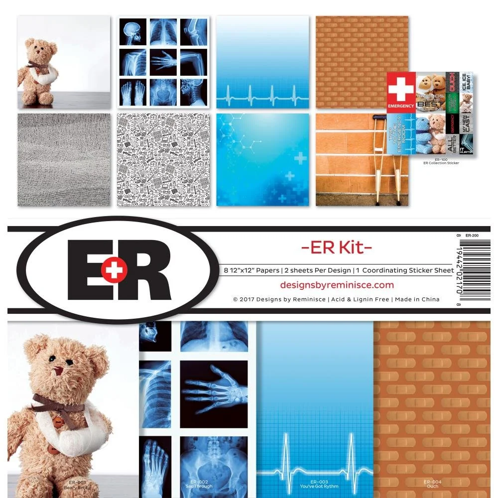 Reminisce 12" x 12" Collection Kit Emergency Room