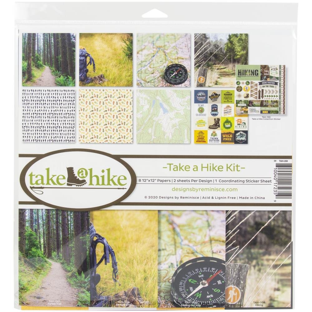 Reminisce 12" x 12" Collection Kit Take A Hike