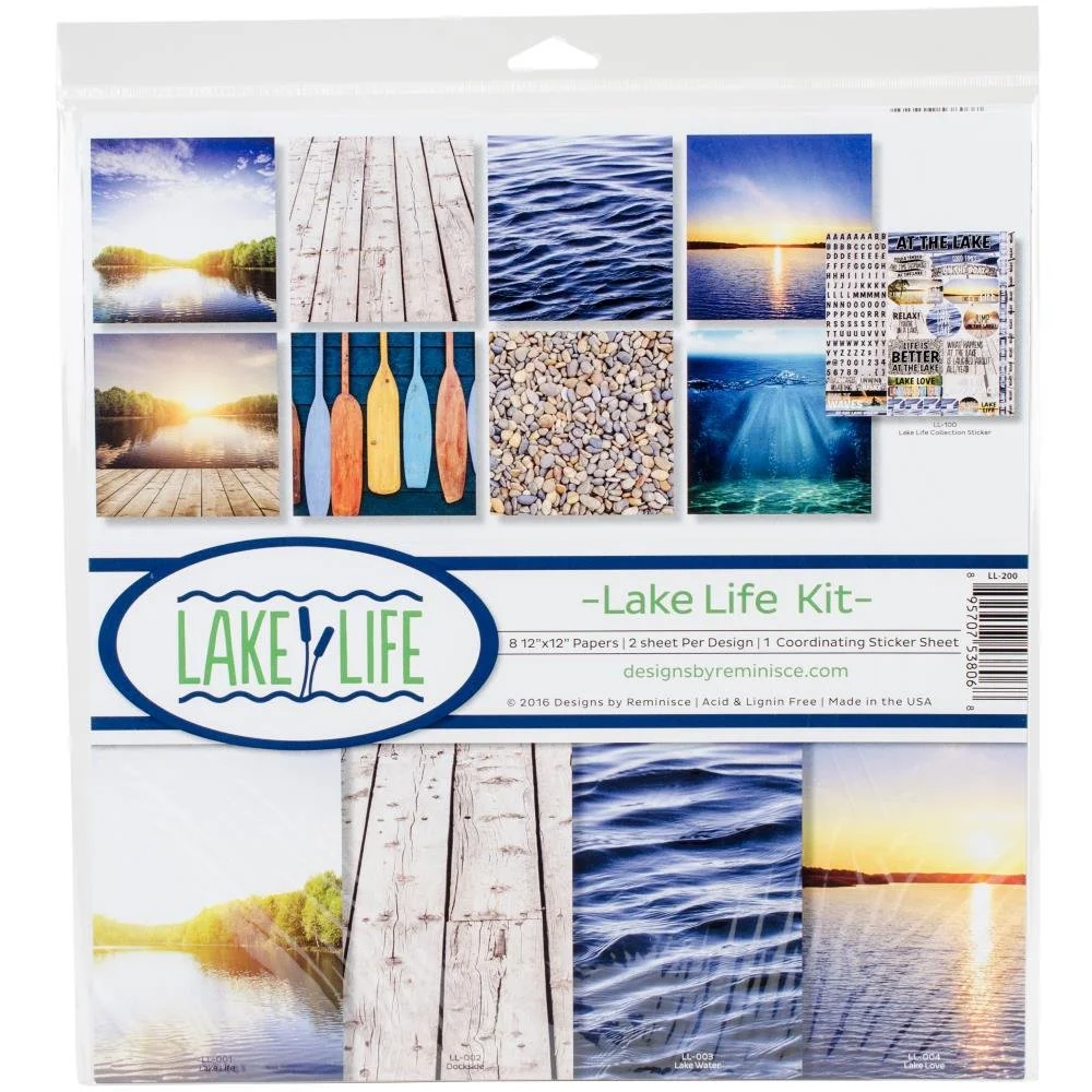 Reminisce 12" x 12" Collection Kit Lake Life