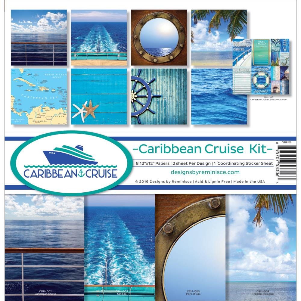 Reminisce 12" x 12" Collection Kit Caribbean Cruise