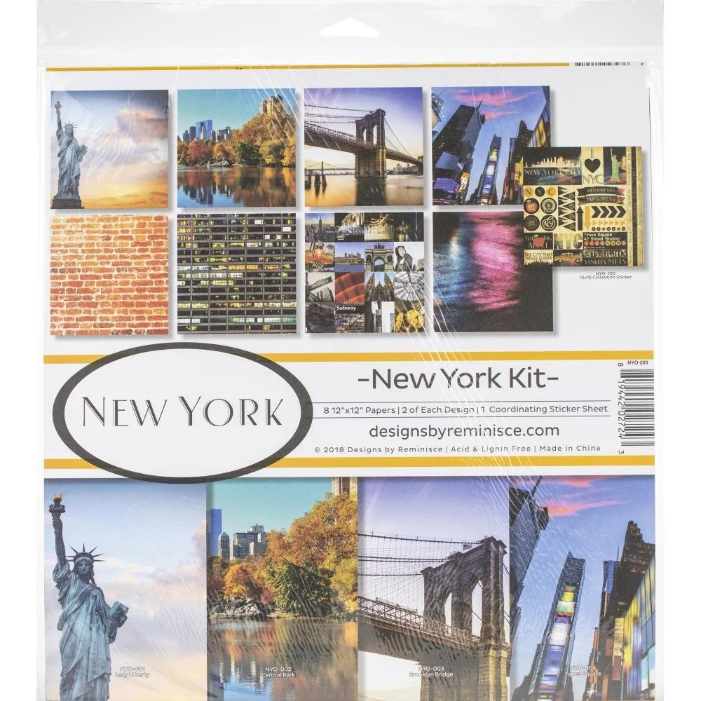 Reminisce 12" x 12" Collection Kit New York