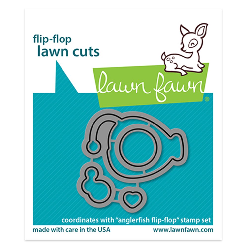 Lawn Fawn Metal Dies Flip Flop Angler Fish