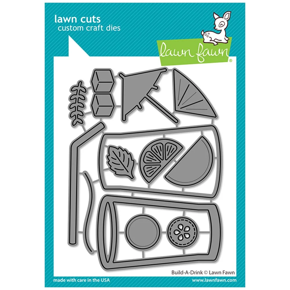 Lawn Fawn Metal Dies Build A Drink