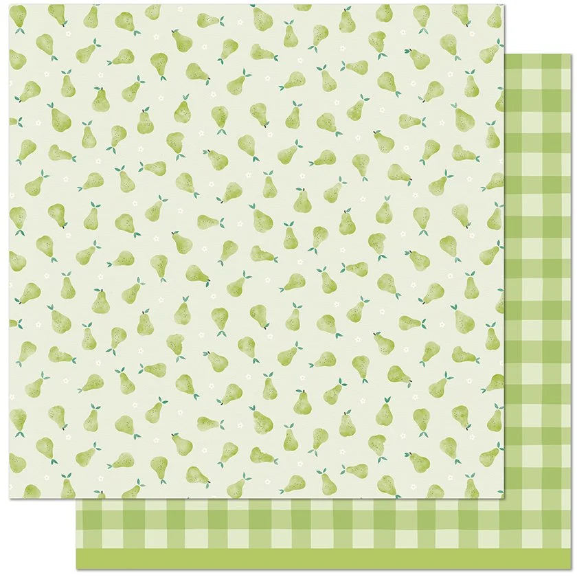Lawn Fawn Fruit Salad 12" x 12" Paper Perfect Pear