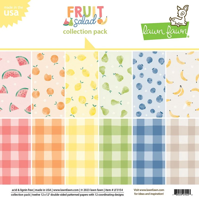 Lawn Fawn Fruit Salad 12" x 12" Collection Kit