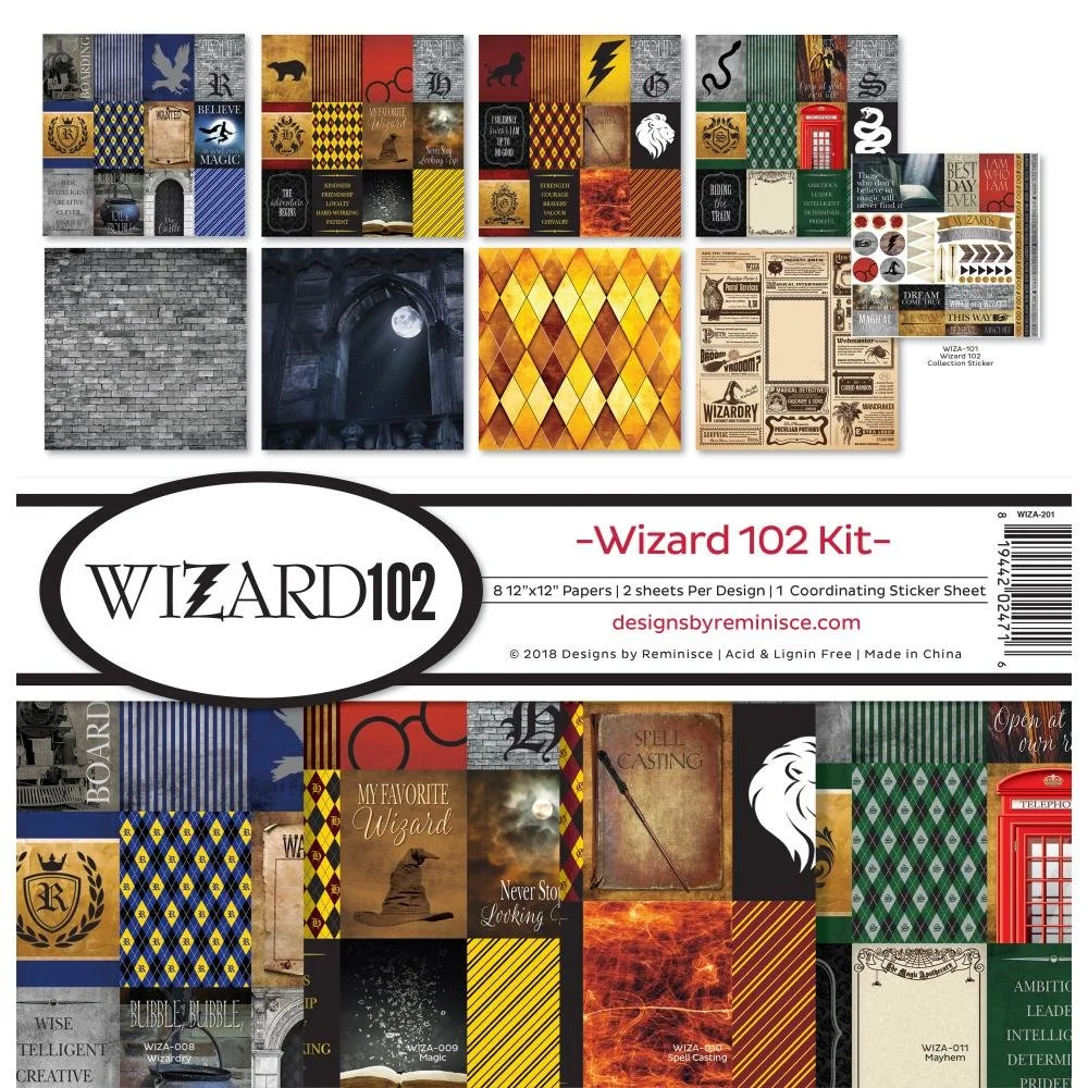 Reminisce 12" x 12" Collection Kit Wizard 102