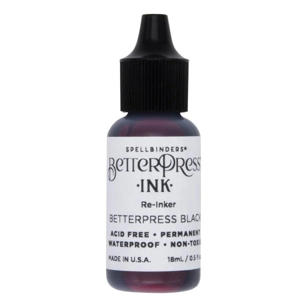 Spellbinders BetterPress Ink Reinker Black