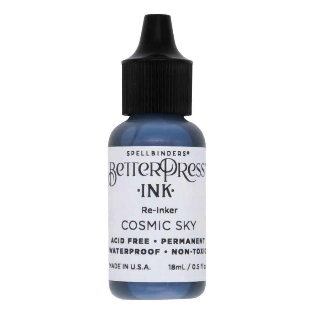 Spellbinders BetterPress Ink Reinker Cosmic Sky