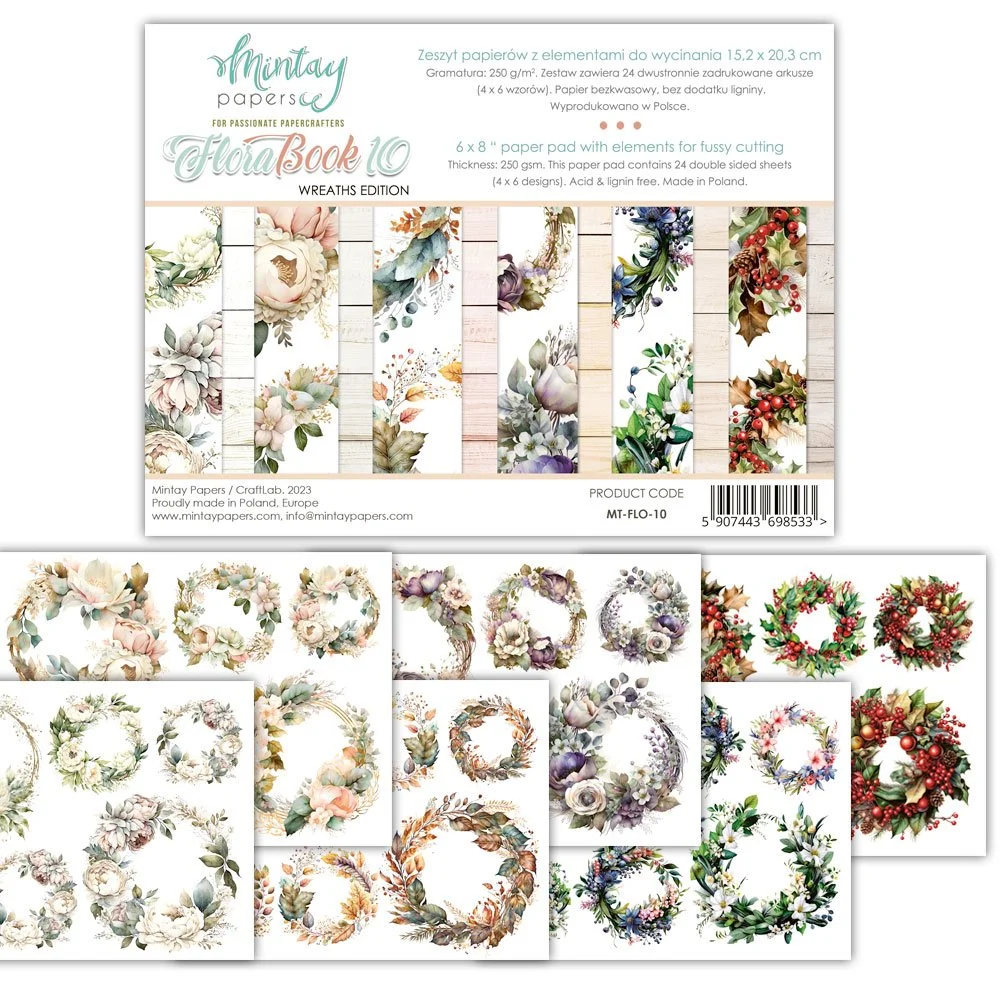 Mintay 6" x 8" Book Flora 10