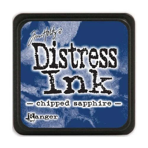 Tim Holtz Distress Mini Ink Pad Chipped Sapphire
