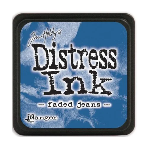Tim Holtz Distress Mini Ink Pad Aged Faded Jeans