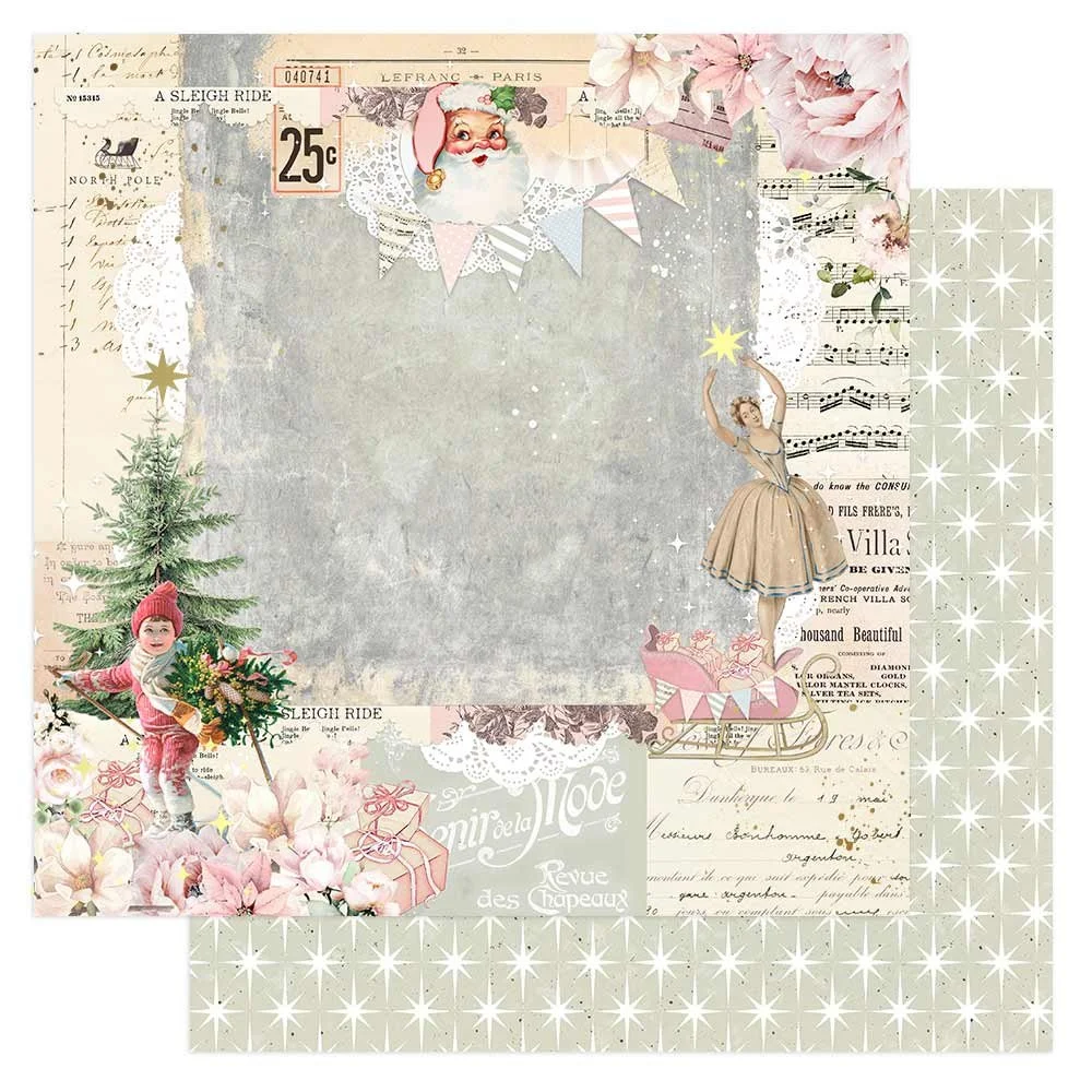 Prima Christmas Market by Frank Garcia® 12" x 12" Paper A Sleigh Ride