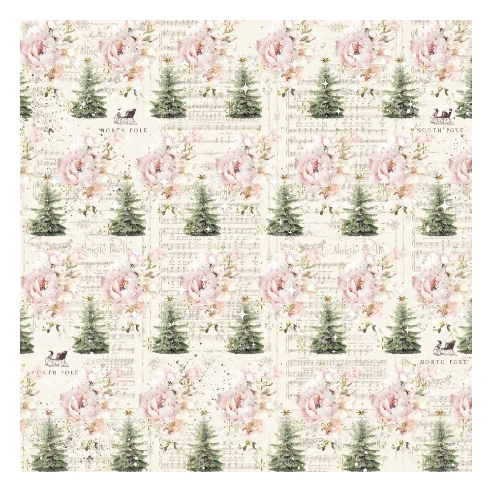Prima Christmas Market by Frank Garcia® 12" x 12" Vellum Sheet