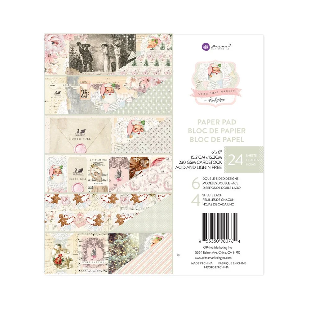 Prima Christmas Market by Frank Garcia® 6" x 6" Paper Pad