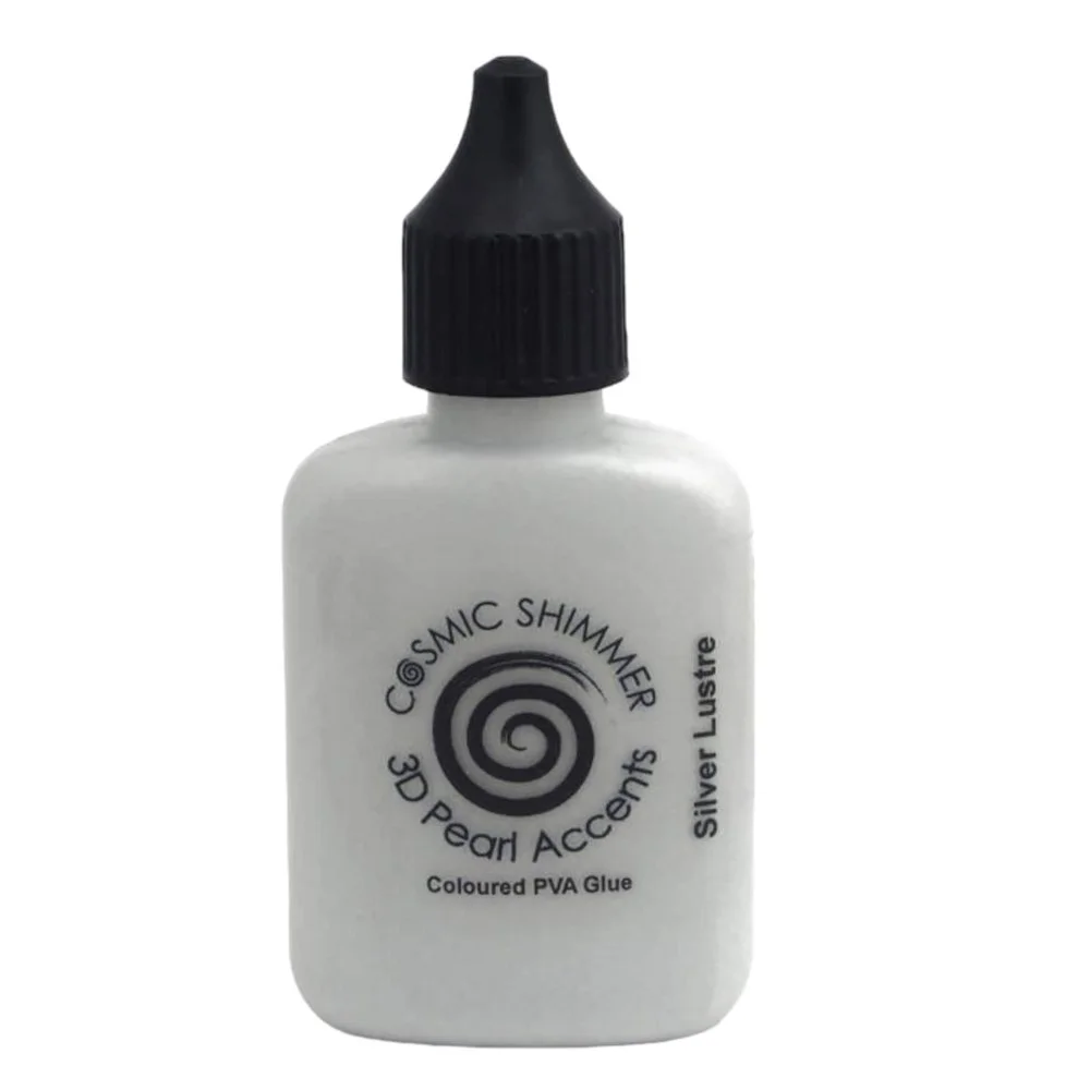 Cosmic Shimmer 3D Accents Silver Lustre
