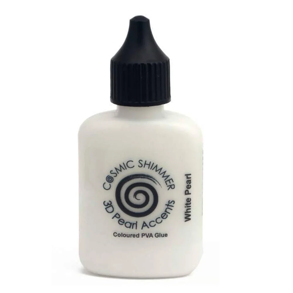Cosmic Shimmer 3D Accents White Pearl