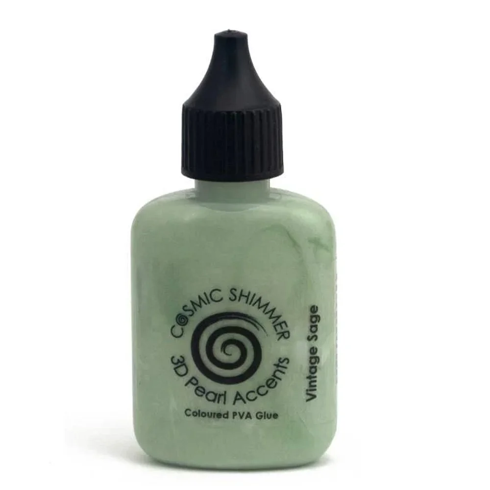 Cosmic Shimmer 3D Accents Vintage Sage
