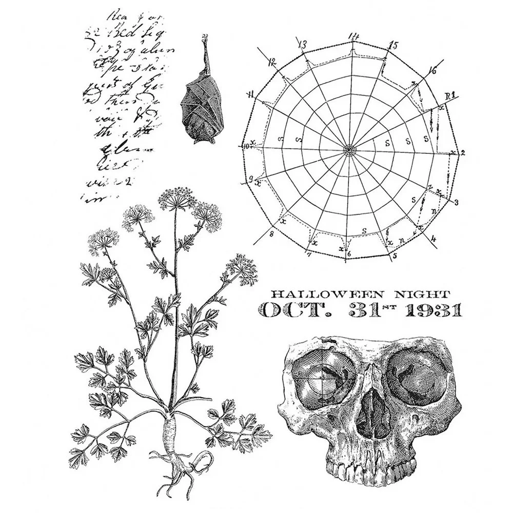 Tim Holtz Cling Rubber Stamps The Obscure