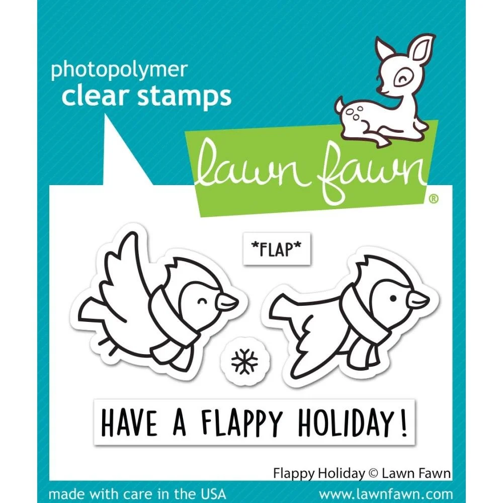 Lawn Fawn Clear Stamps Flappy Holiday