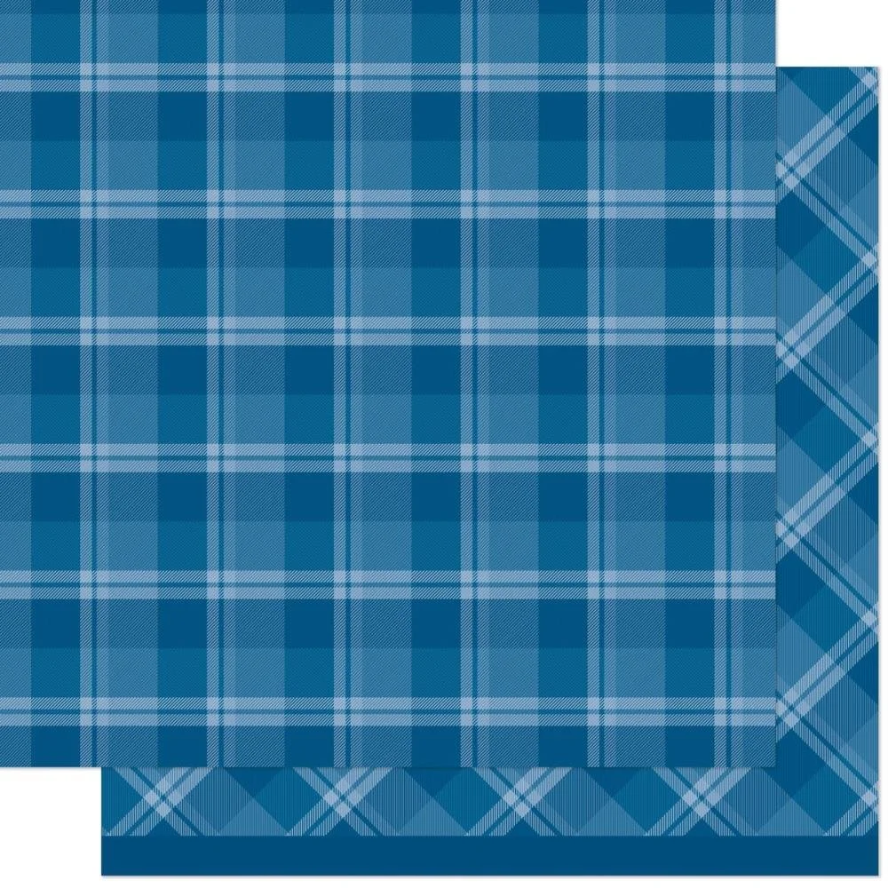 Lawn Fawn Favorite Flannel 12" x 12" Paper London Fog