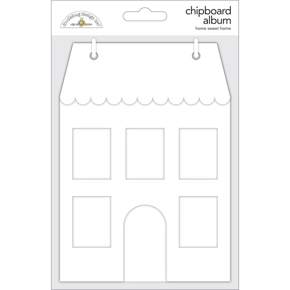 Doodlebug Chipboard Album Home Sweet Home