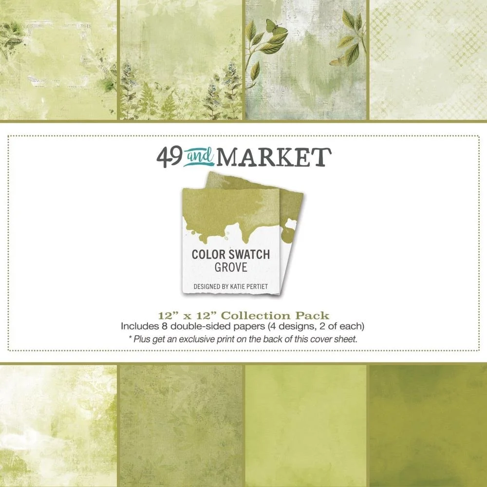 49 & Market Color Swatch Grove 12" x 12" Collection Pack