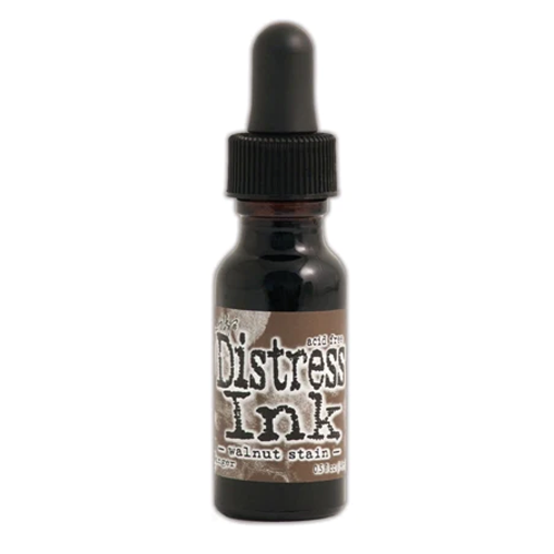 Tim Holtz Distress Ink Pad Re-Inker Walnut Stain